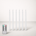 Bougie LED | Grandes Bougies Blanches x6
