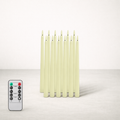Bougie LED | Grandes bougies d'ivoire x12