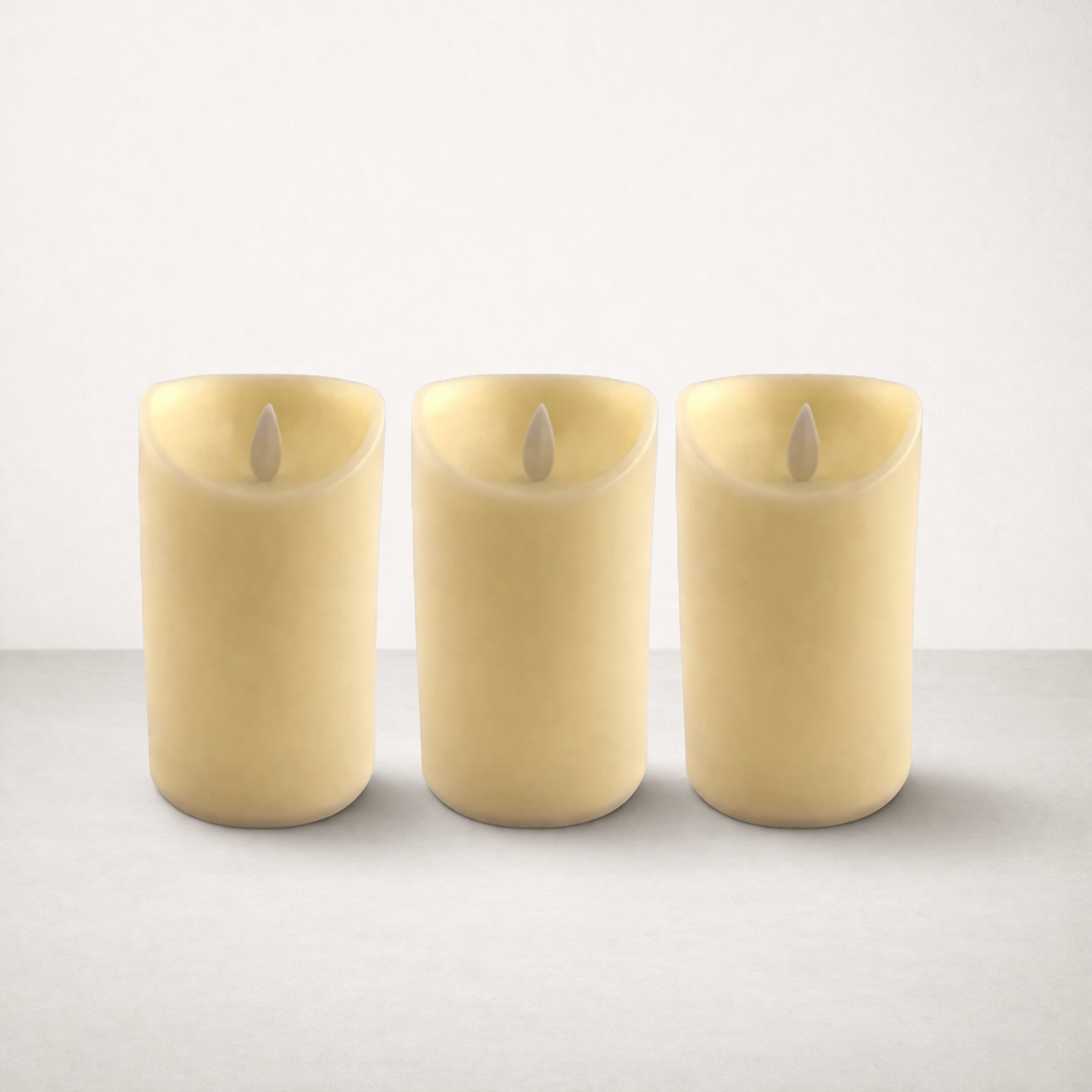 Bougie LED | Grandes Bougies Réalistes x3