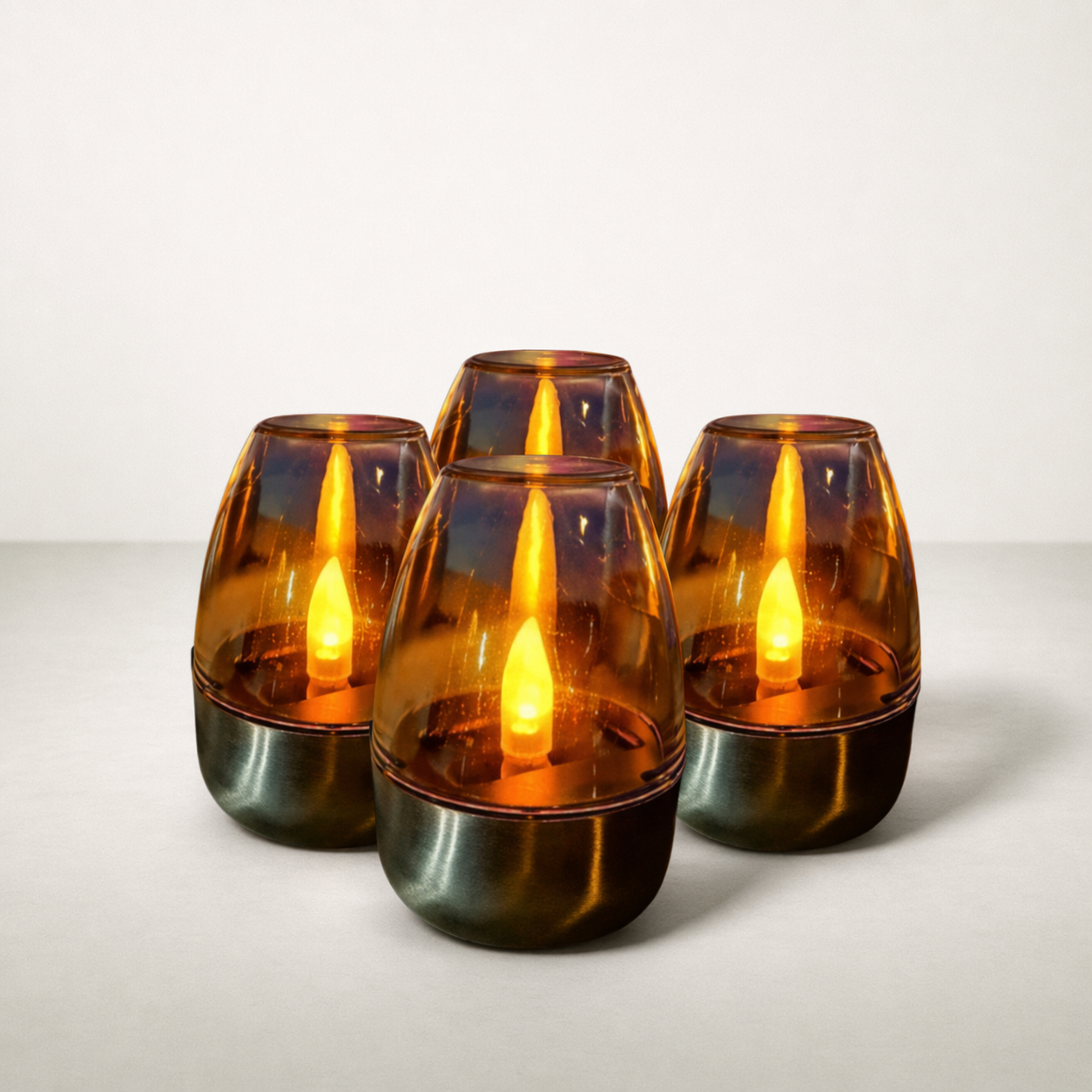 Bougie LED | Les flemmes en Verre