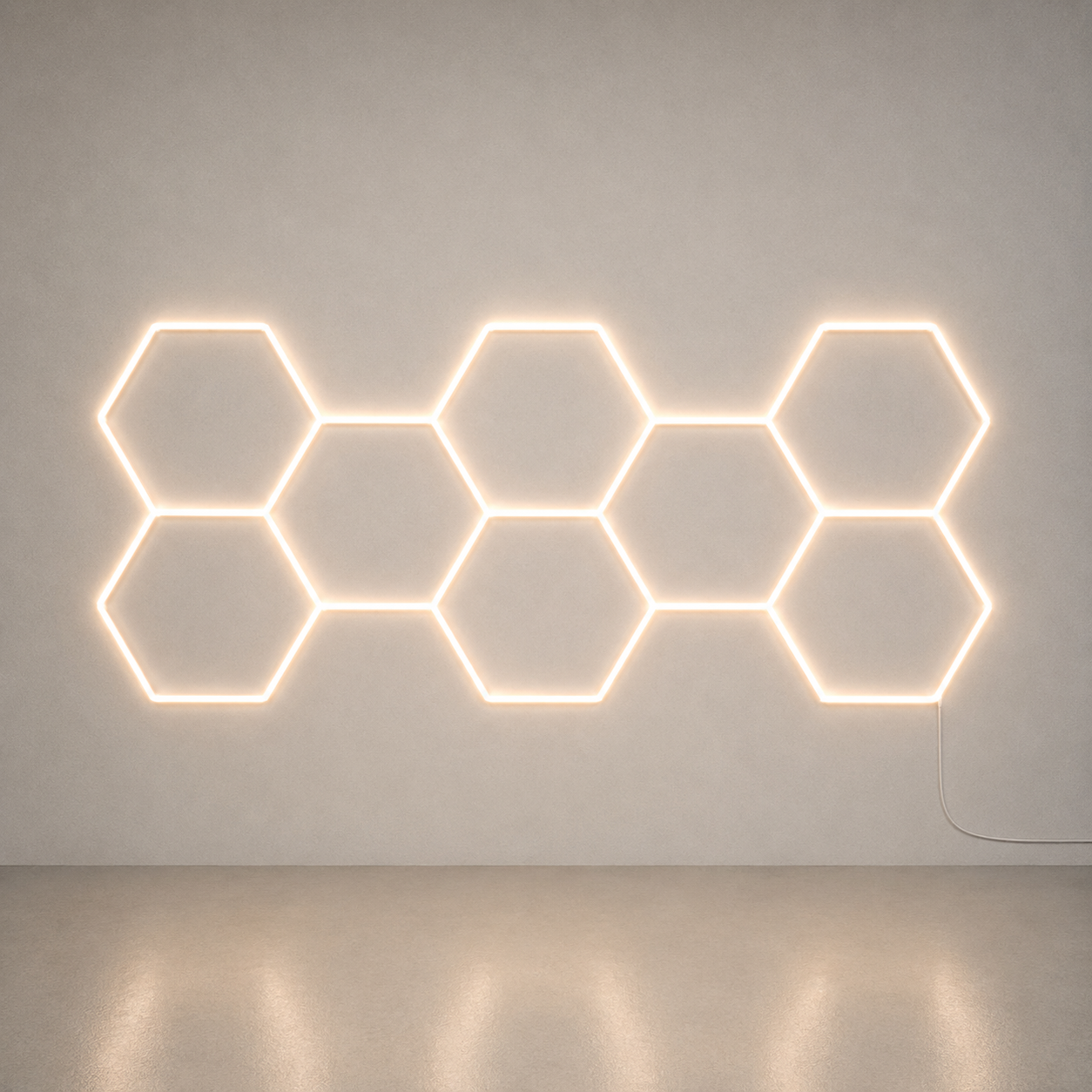 Néon LED garage | Long Néon Blanc