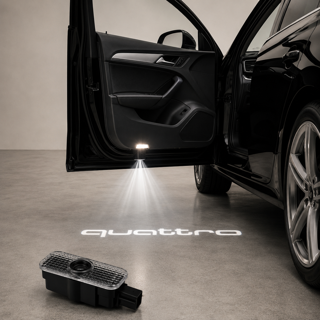 LED Voiture | Projecteur Porte Audi Quattro