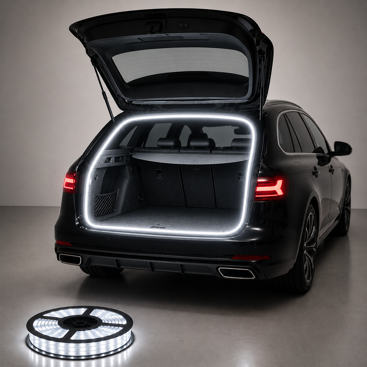 LED Voiture | Bande LED Coffre Blanc 2M