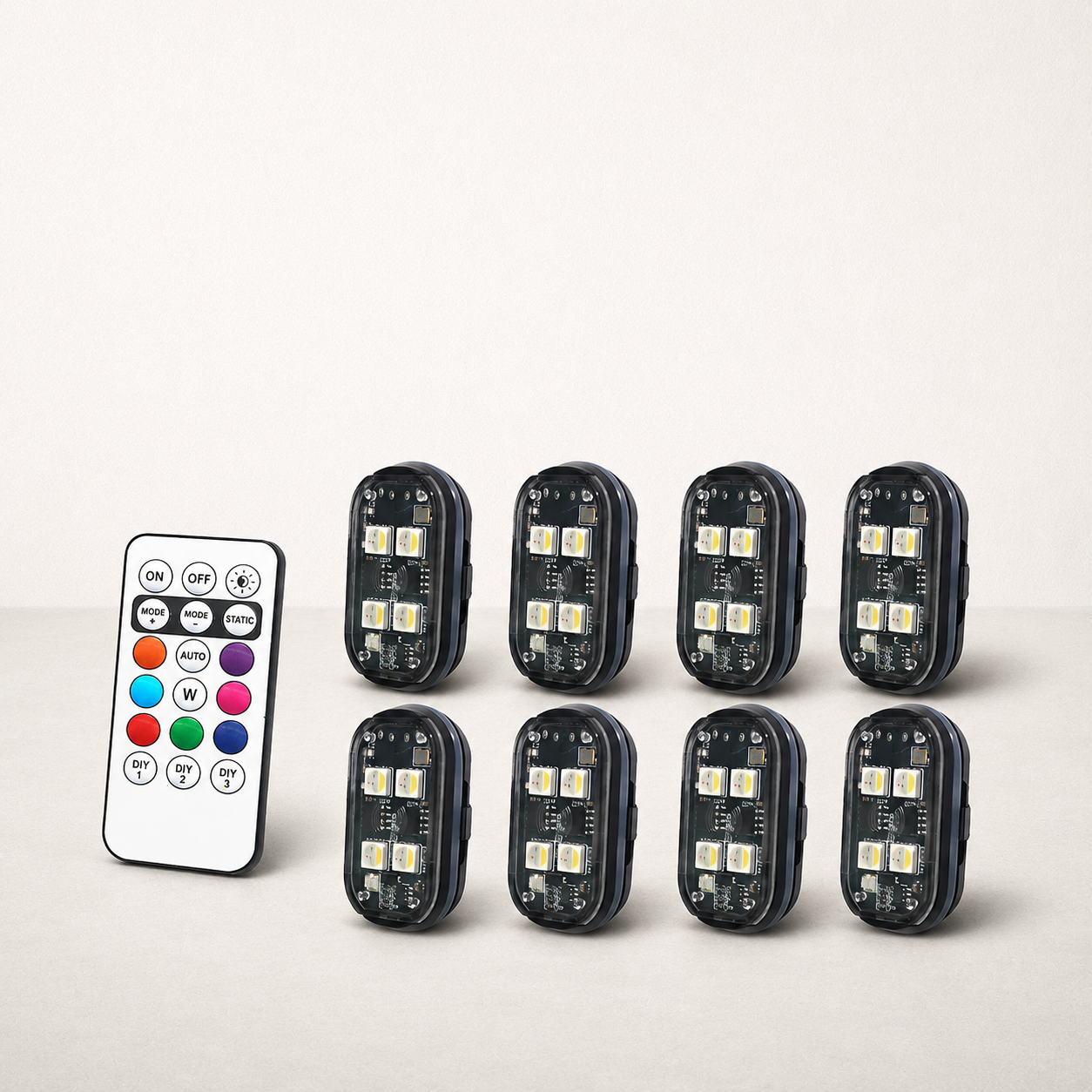 LED Voiture | Stroboscope LED Voiture 8 Couleurs