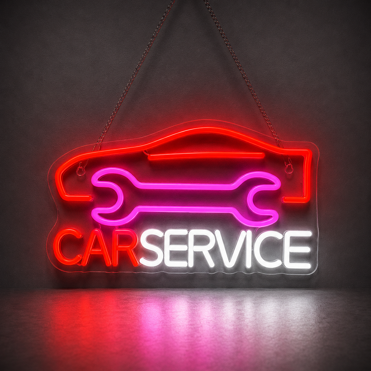 Néon LED | Néon Garage Réparation Multicolore