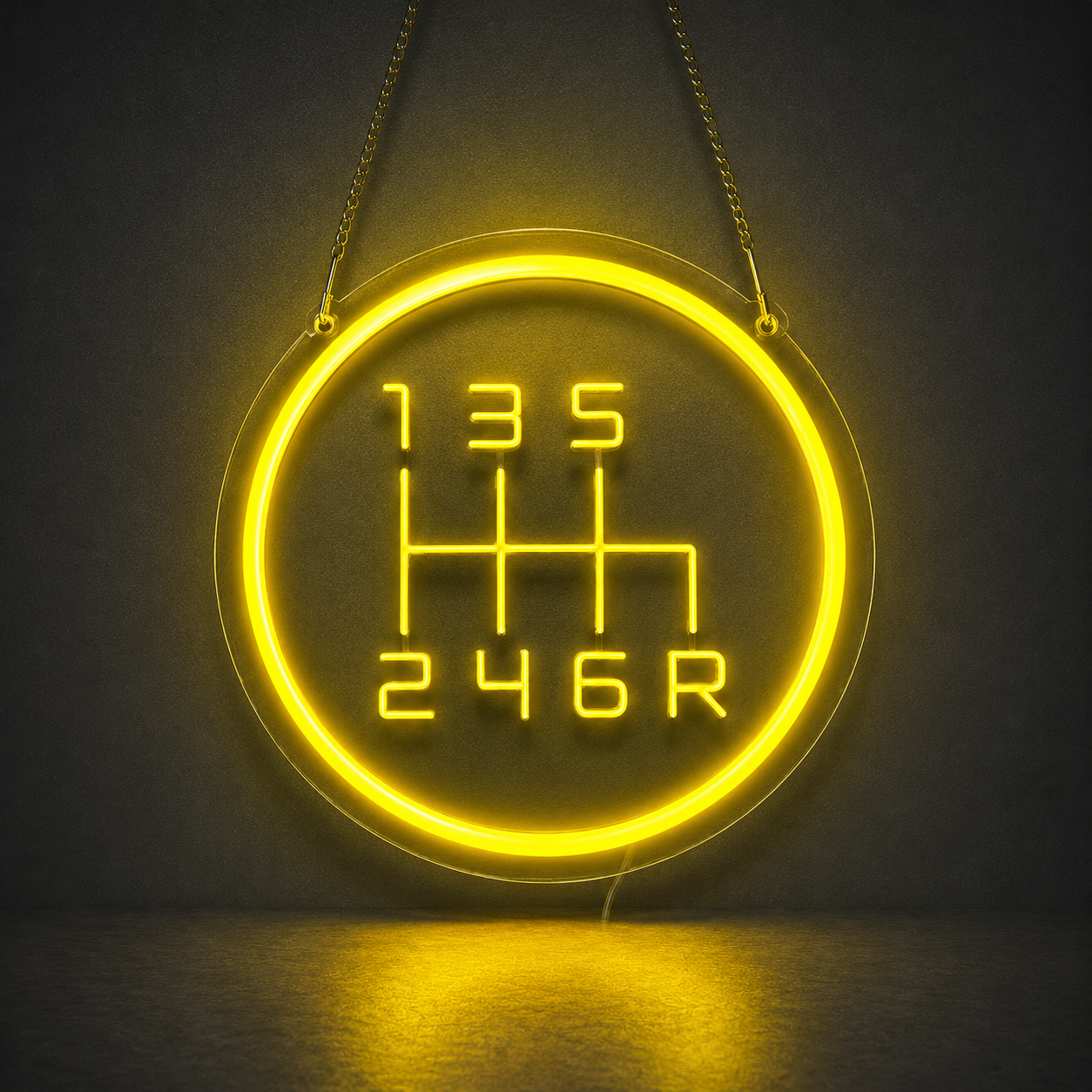 Néon LED | Néon Garage Réparation Jaune
