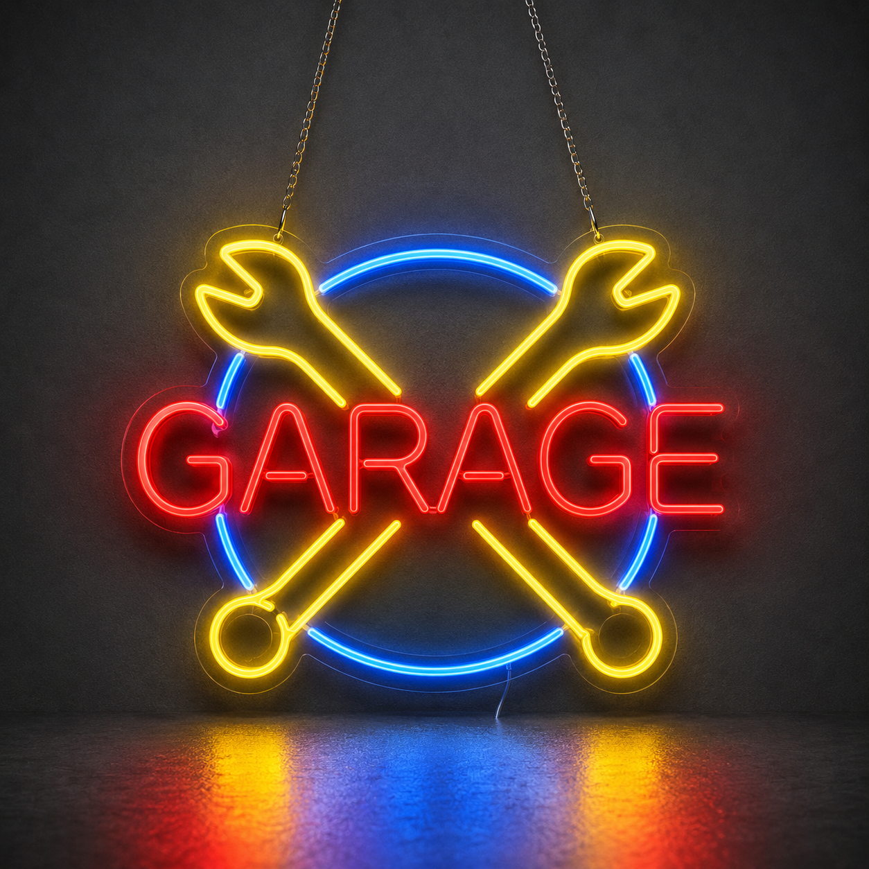 Néon LED | Néon Garage Car Service USB