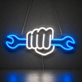 Néon LED | Néon Garage Car Service Bleu