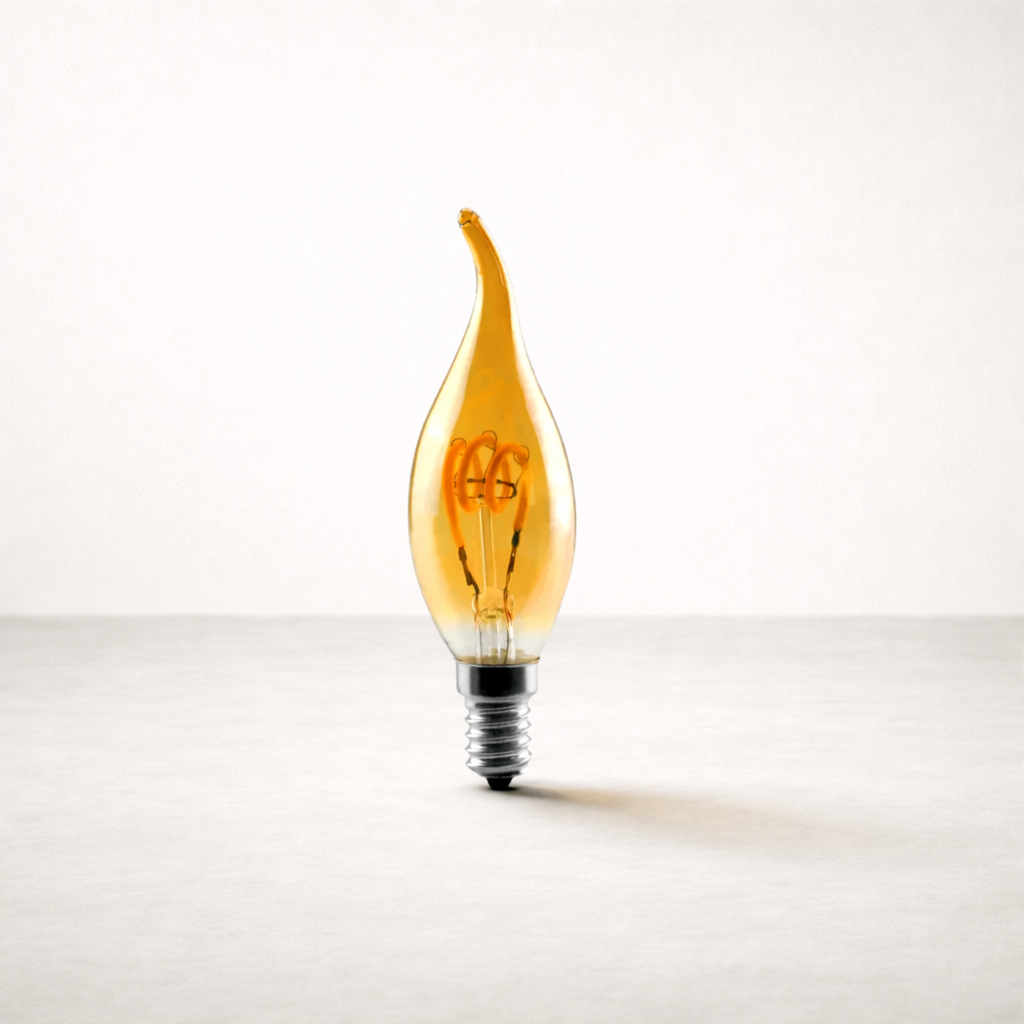 Ampoule LED | Flamme Vintage E14 Filament Ambré
