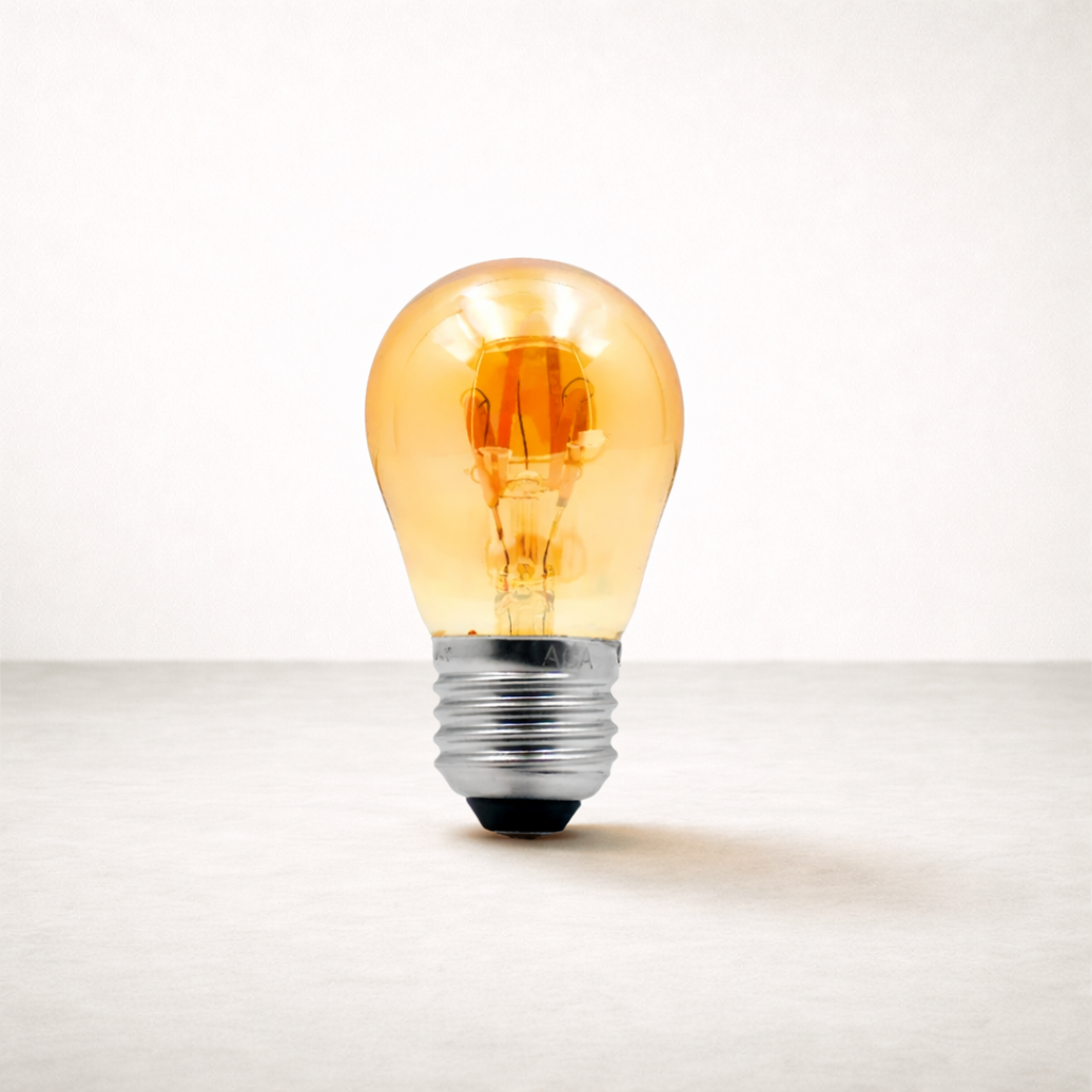 Ampoule LED E27 | Mini Globe G45 Vintage Ambré