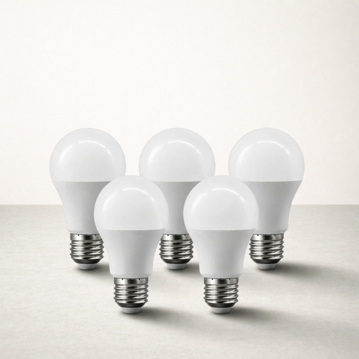 Ampoule LED | Pack 5 Ampoules E27 9W Éclairage