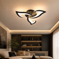 Plafonnier LED | Fleur Noire Dimmable