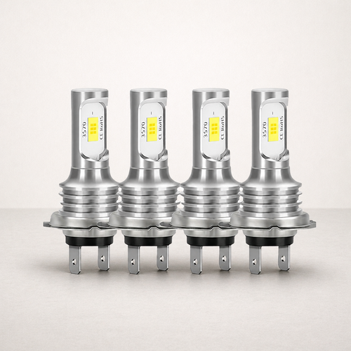 Ampoule H7 LED | Pack 4 Phares Longue Portée