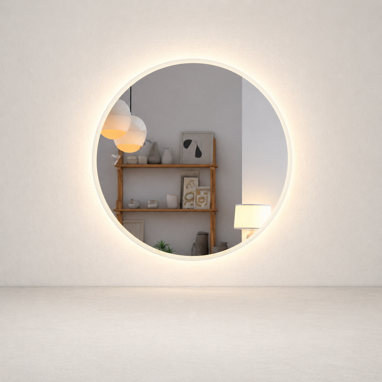 Miroir LED | Rond Luxe Anti-Buée Tactile