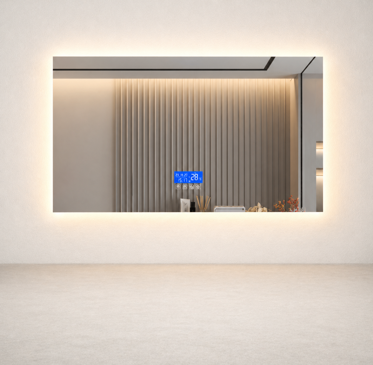 Miroir LED | Rectangulaire Connecté Luxe