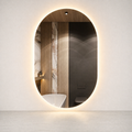 Miroir LED | Ovale Smart Halo Élégance