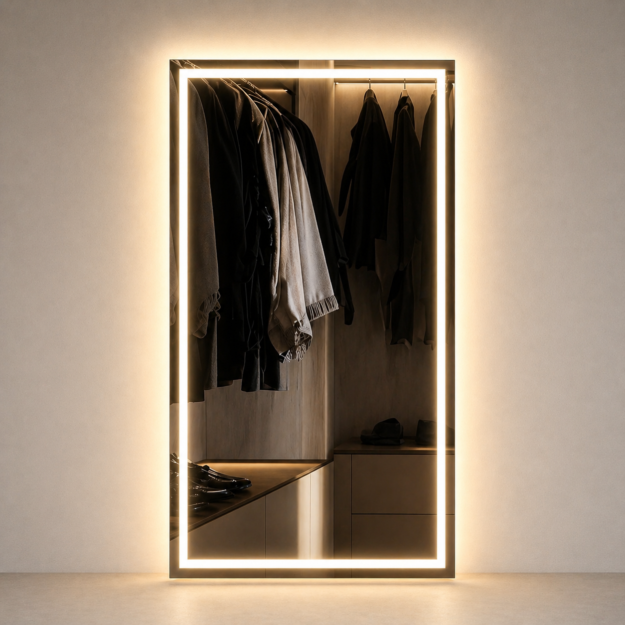 Miroir LED | 120x60 Smart Anti-Buée Luxe