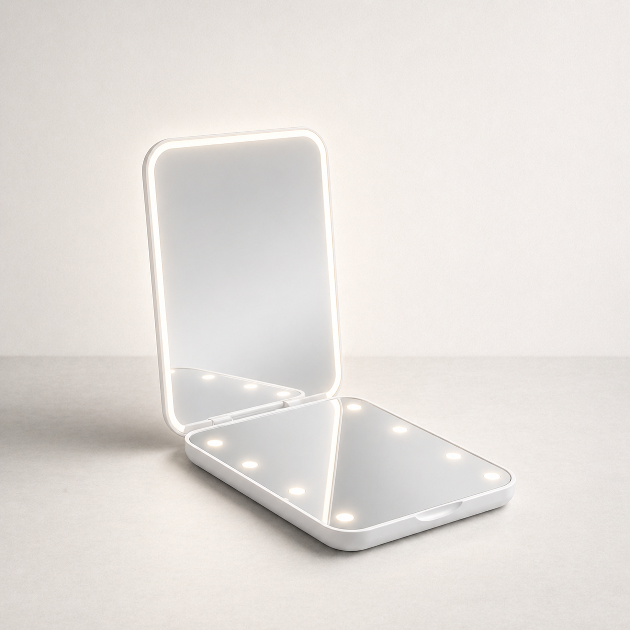 Miroir LED | Compact Pliable Voyage