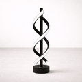Lampe LED | Little Black Spiral Lamp