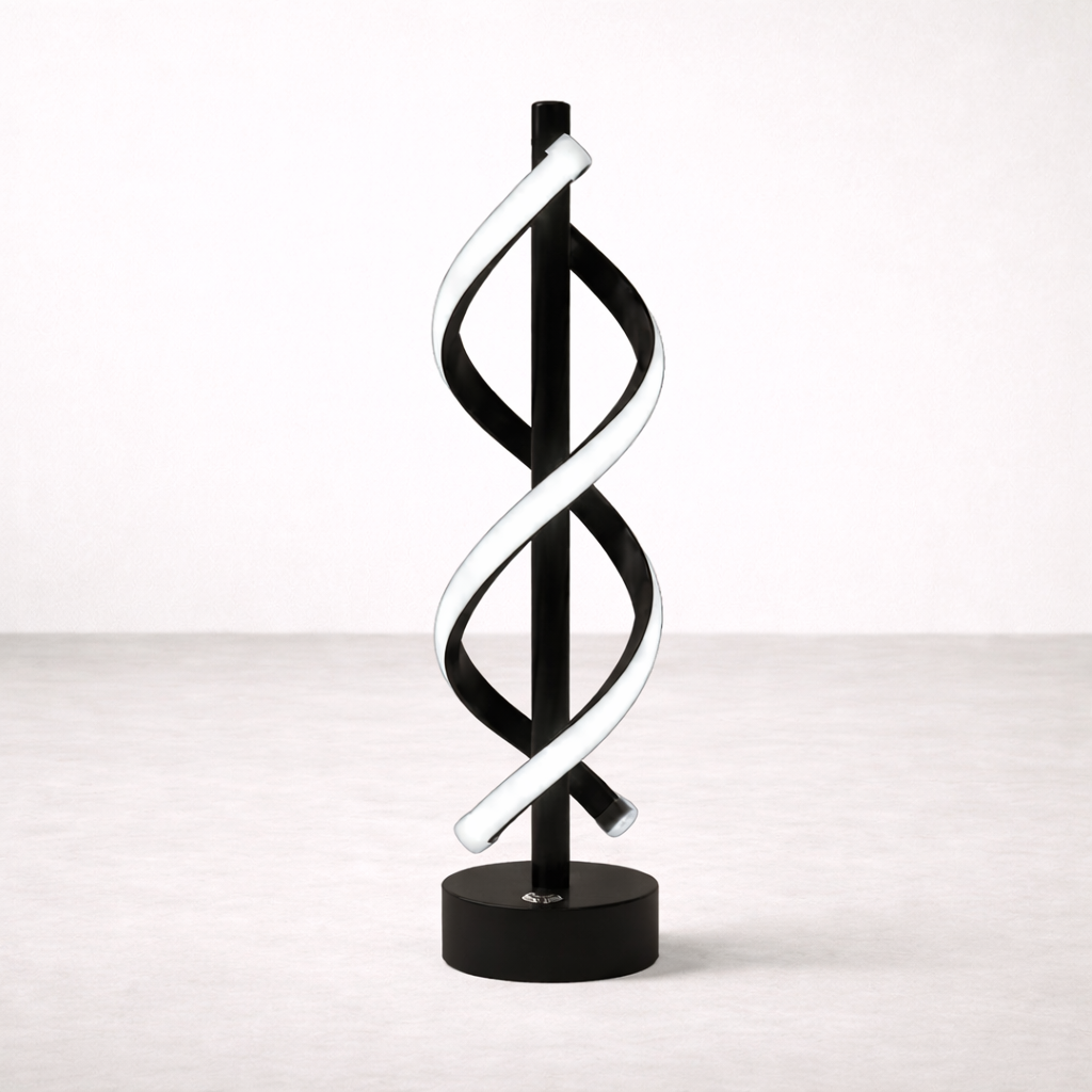 Lampe LED | Little Black Spiral Lamp