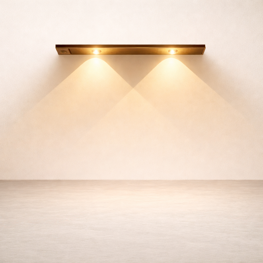 Réglette LED | 20cm Double Spot Détecteur
