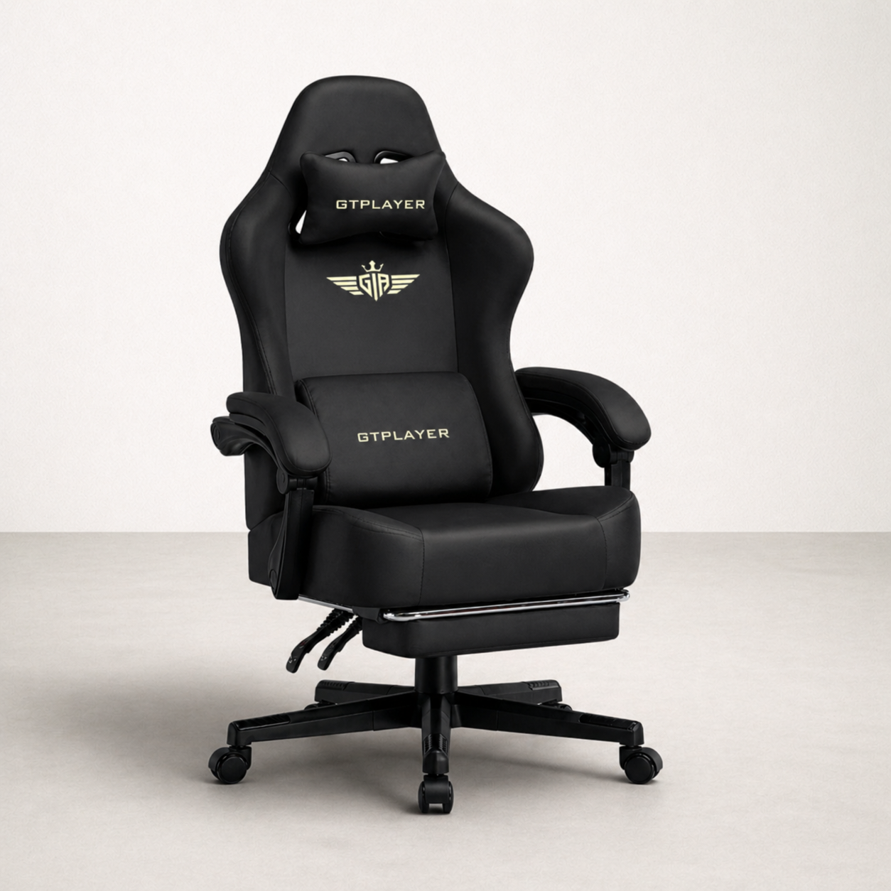 Chaise Gaming LED | Fauteuil Gamer GTPLAYER Noir Carbone