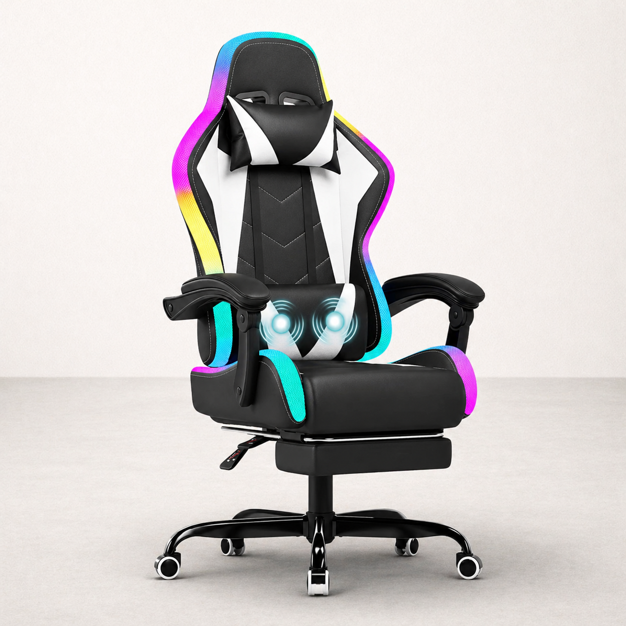 Chaise Gaming LED | Fauteuil Gamer Devoko LED RGB