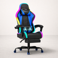 Chaise Gaming LED | Fauteuil Gamer Devoko LED Repose-Pieds