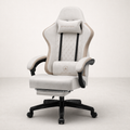 Chaise Gaming LED | Fauteuil Gamer GTPLAYER Beige Marron