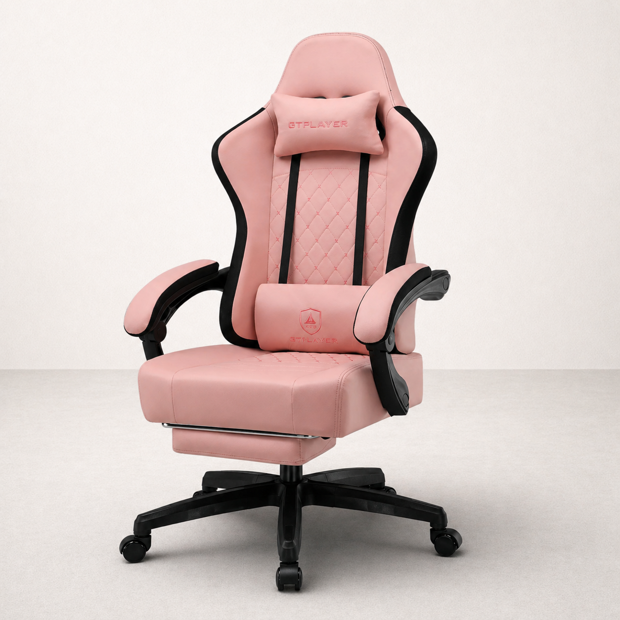 Chaise Gaming LED | Fauteuil Gamer GTPLAYER Noir Rose
