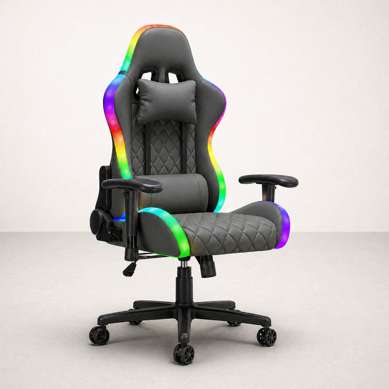 Chaise Gaming LED | Fauteuil Gamer RGB Massage