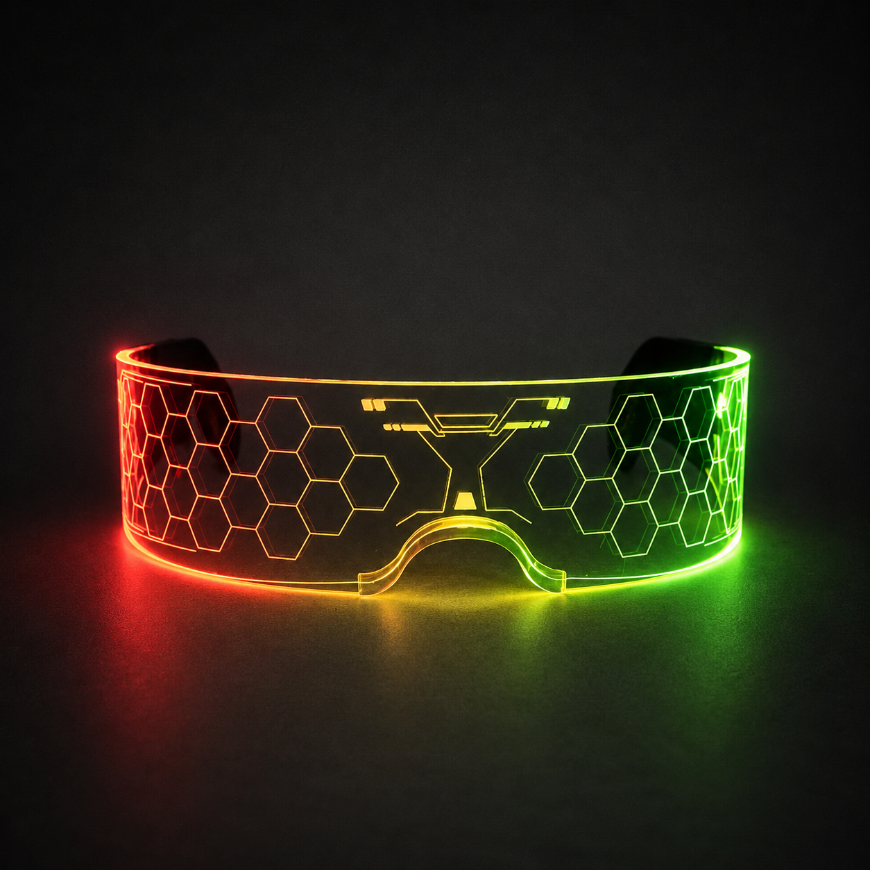 Masque LED Visage | Lunettes LED Party