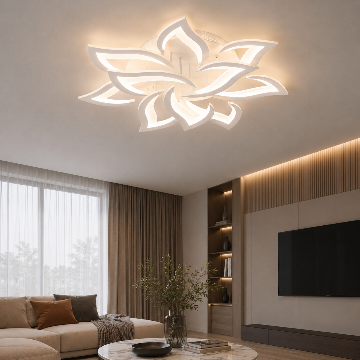 Plafonnier LED | Fleur Romantique Smart