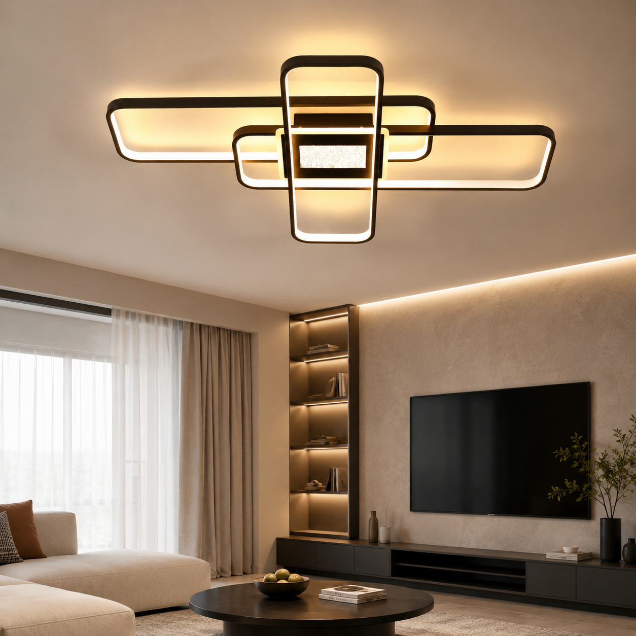 Plafonnier LED | Carré Dimmable Design