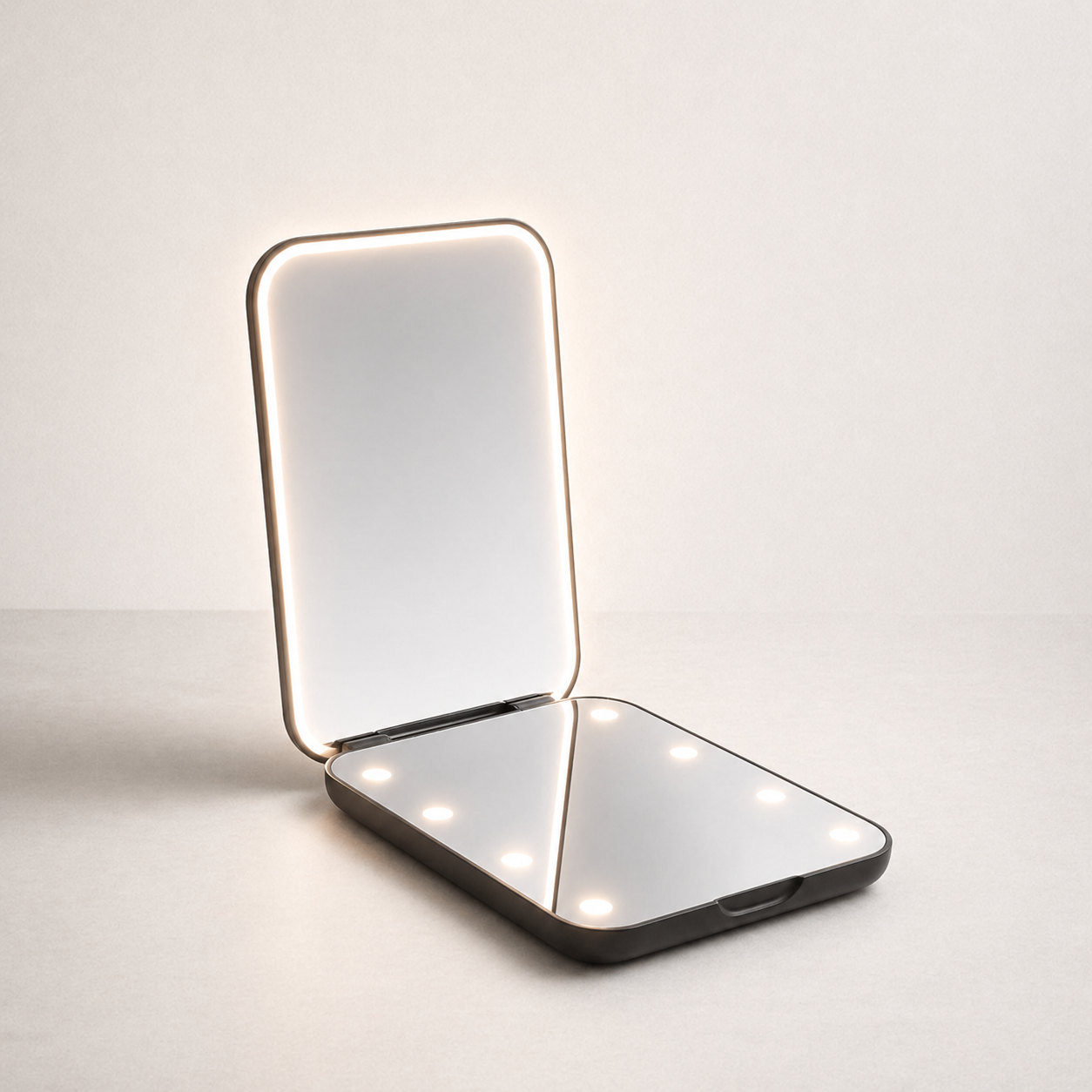 Miroir LED | Compact Pliable Voyage