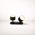 Spot LED | Double Spot Saillie Orientable Noir