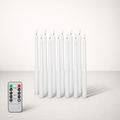 Bougie LED | Grandes bougies Blanches x12
