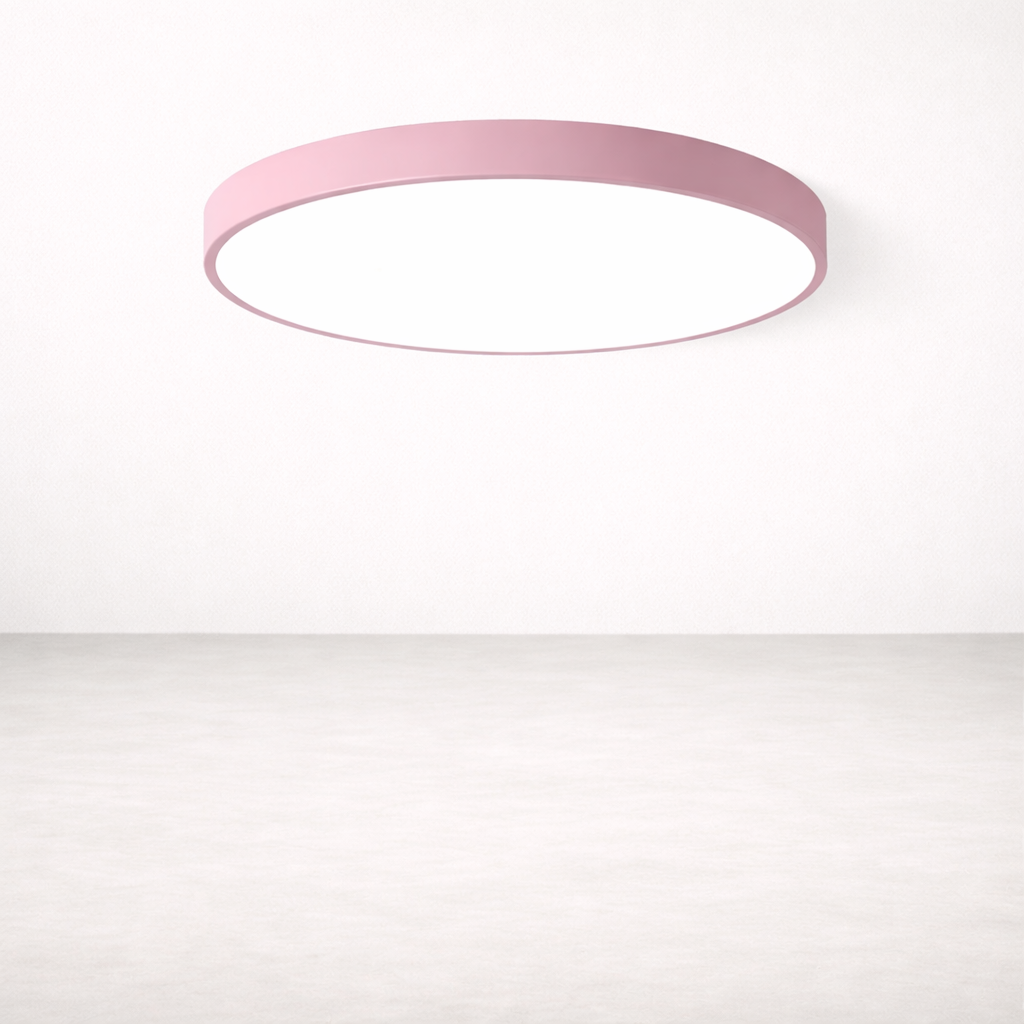 LED Chambre | PastelGlow plafonnier rose