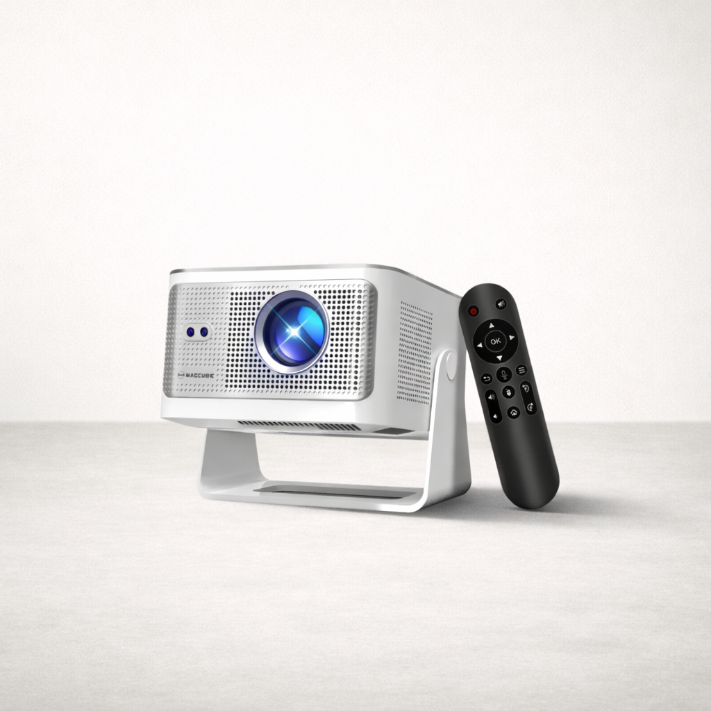 Projecteur LED | CinéBox voix HD blanc