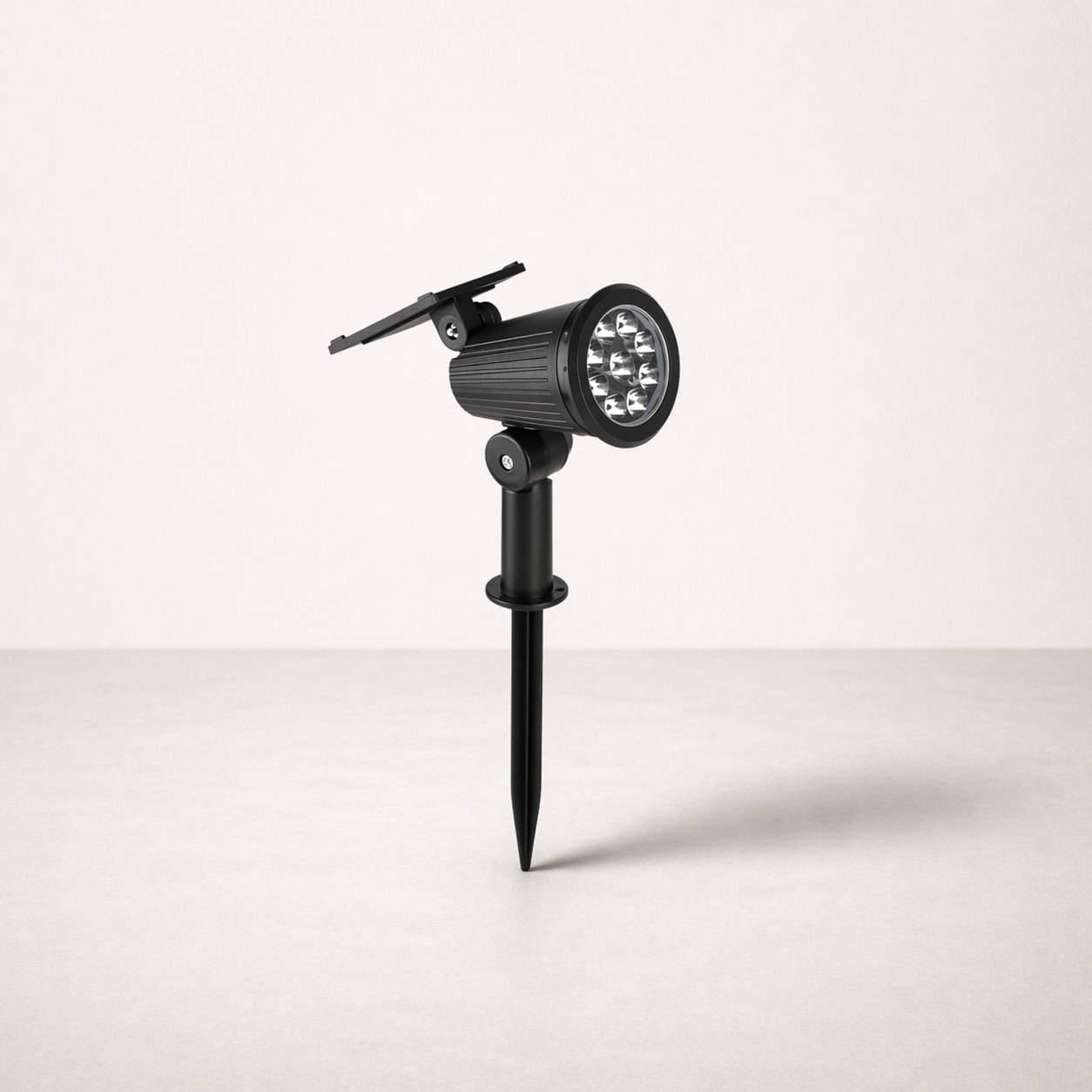 Projecteur LED | Spot Jardin Solaire 9 LED Blanc