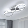 Plafonnier LED | Géométrique Argenté