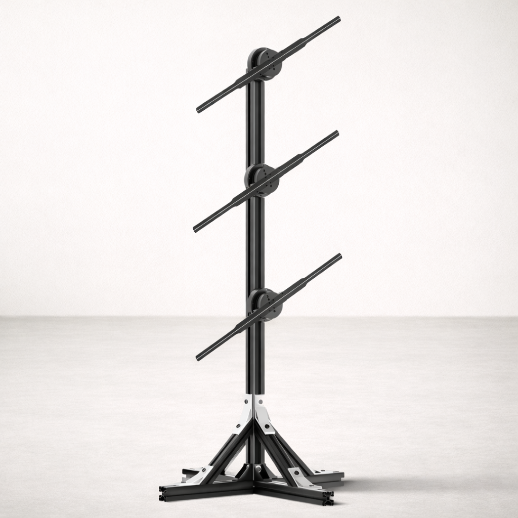 Panneau LED | Stand trépied 3 bras slim