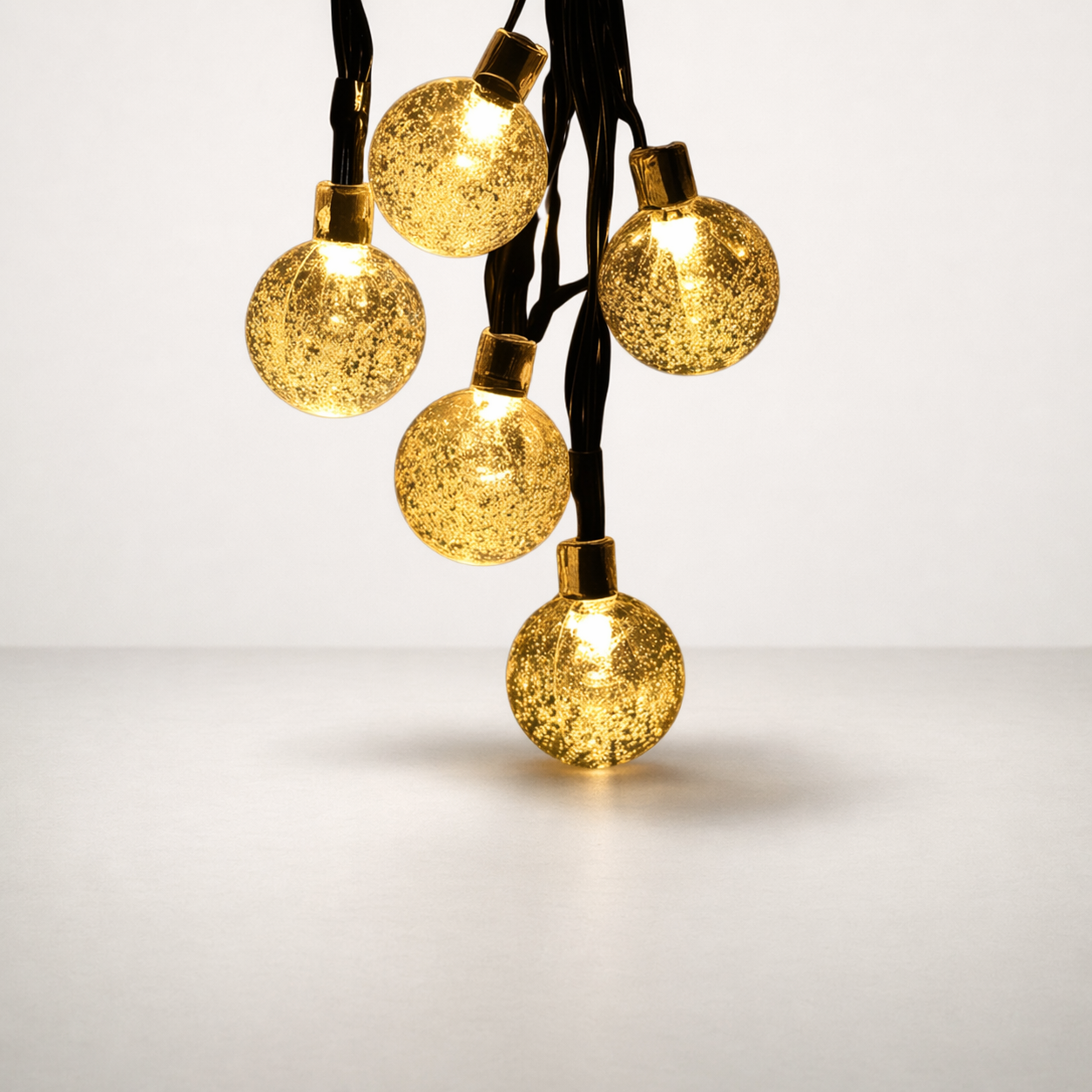 Guirlande LED | Boules Cristal Ambiance Chaleureuse